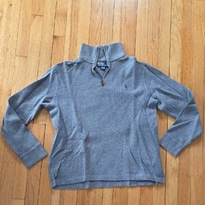 Polo Ralph Lauren Heather Gray Quarter-Zip Men's Sweater